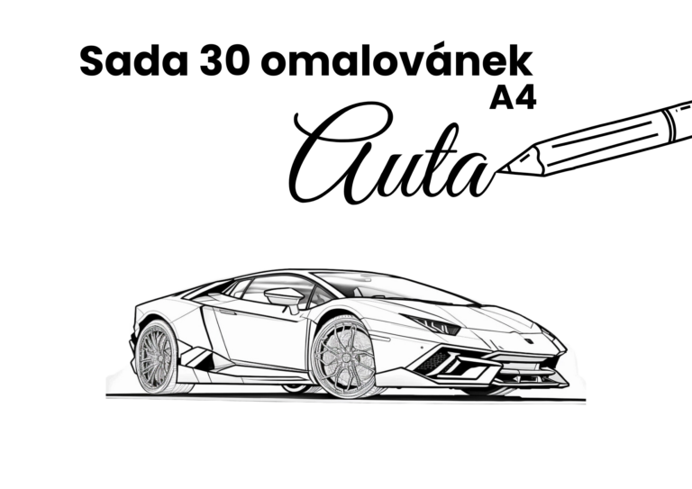 30 menő autós színező a motorok kicsi és nagy rajongóinak