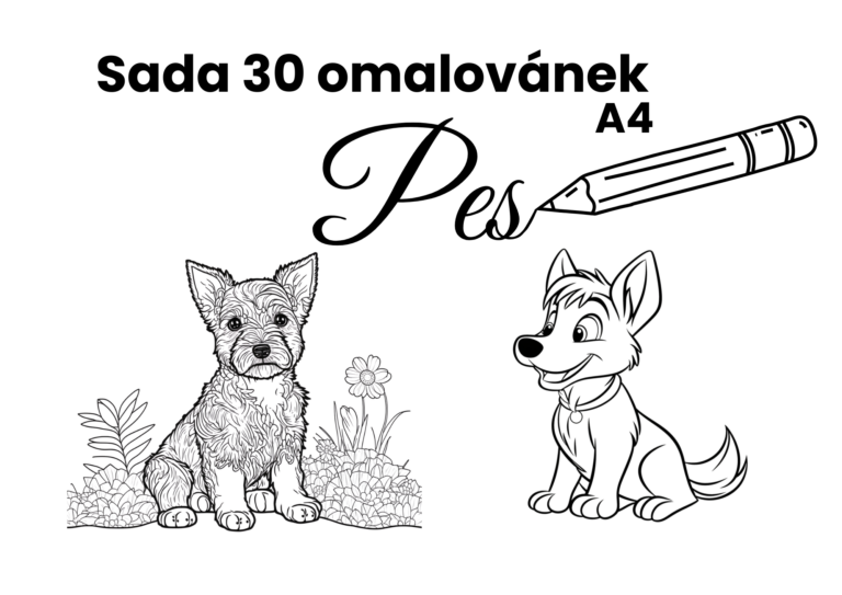 30 kutyás színező, amely minden négylábú barát kedvelőjének örömet szerez