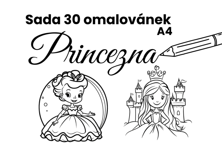 30 varázslatos hercegnős színező, amely minden napot mesévé változtat