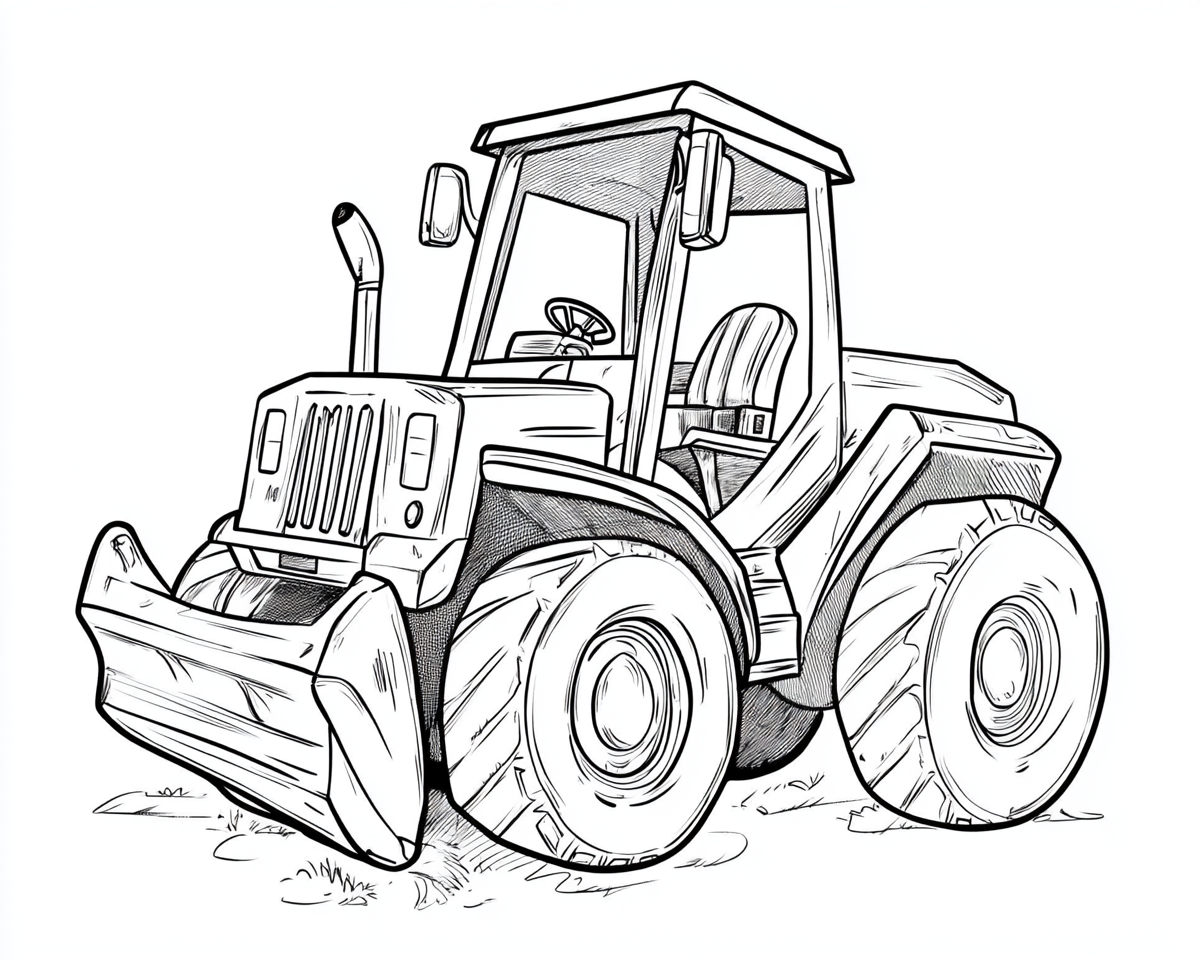 Tolólapos traktor nagy kerekekkel