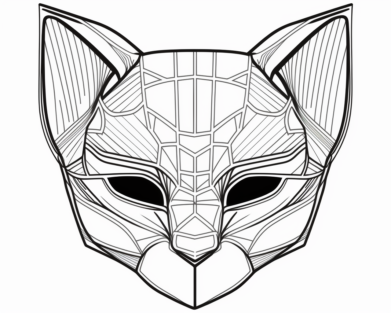 Geometrikus macskamaszk