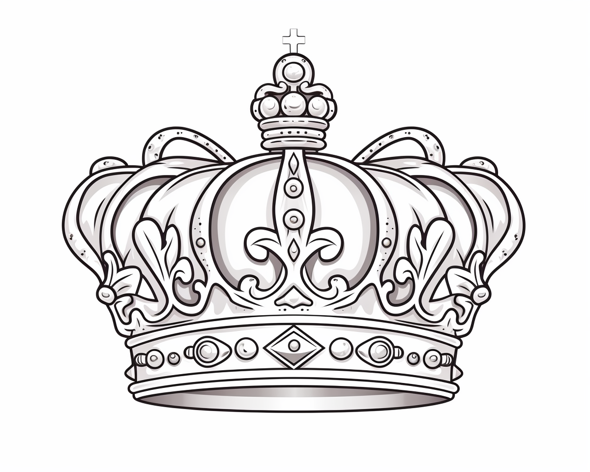 Korona liliomokkal és drágakövekkel