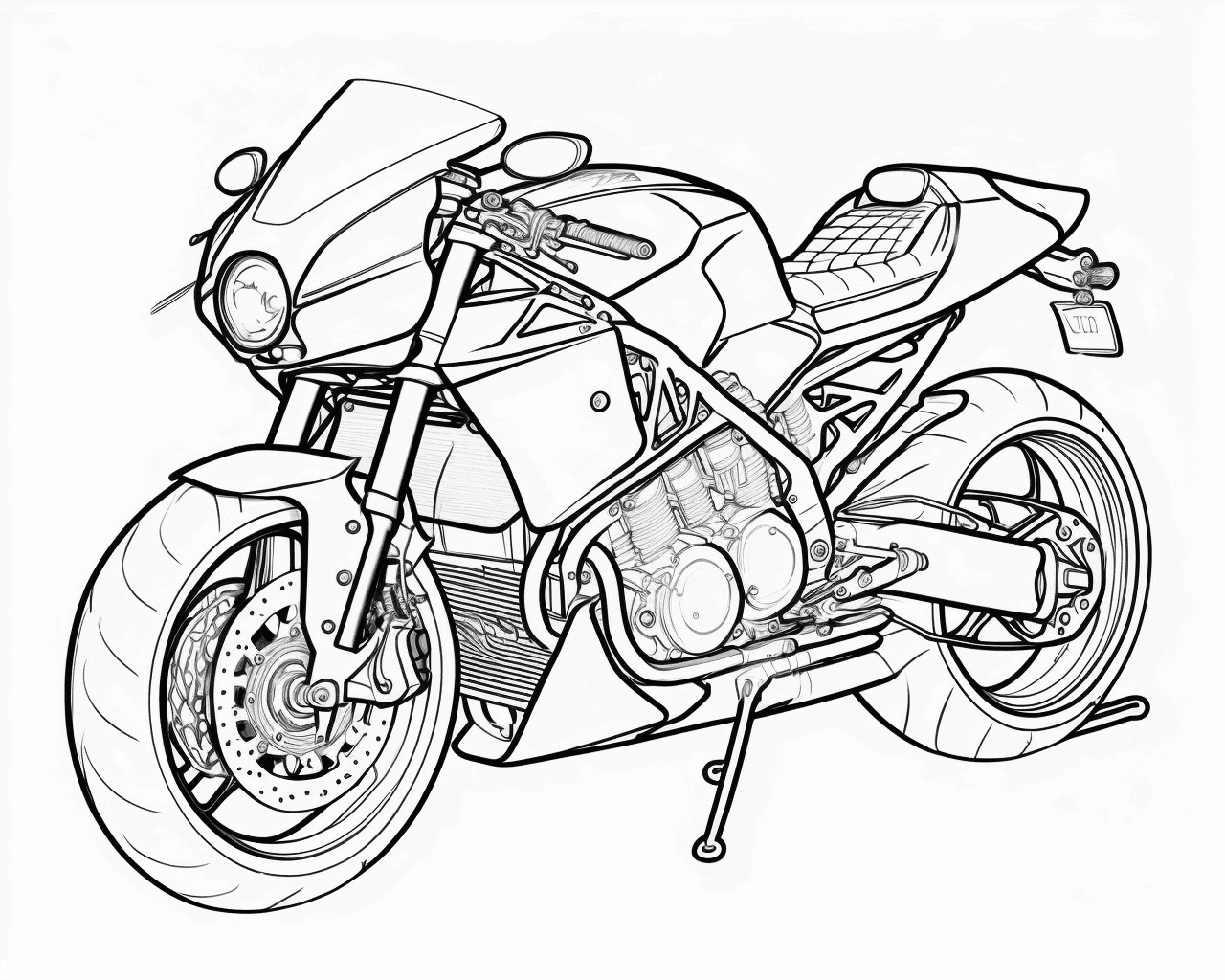 Sportmotor látható motorblokkal
